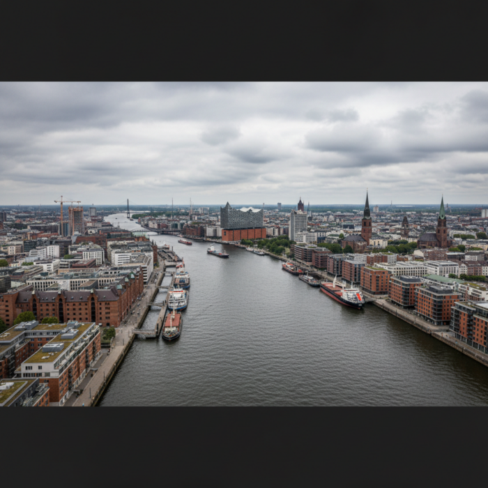 Wetter in Hamburg heute: Vereinzelte Regenschauer in der Nähe bei 14°C