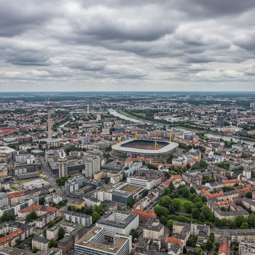 Wettervorhersage für Dortmund am 1. Oktober 2026: Regenschauer und milde Temperaturen