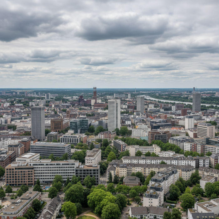 Wetter in Essen heute: Leichter Nieselregen bei 13°C