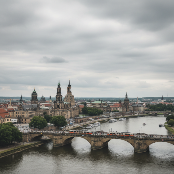 Wetter in Dresden heute: Teilweise bewölkt bei 22°C