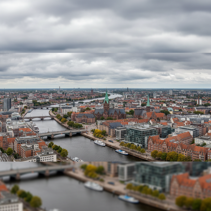 Wetter in Bremen heute: Bedeckt bei 18°C