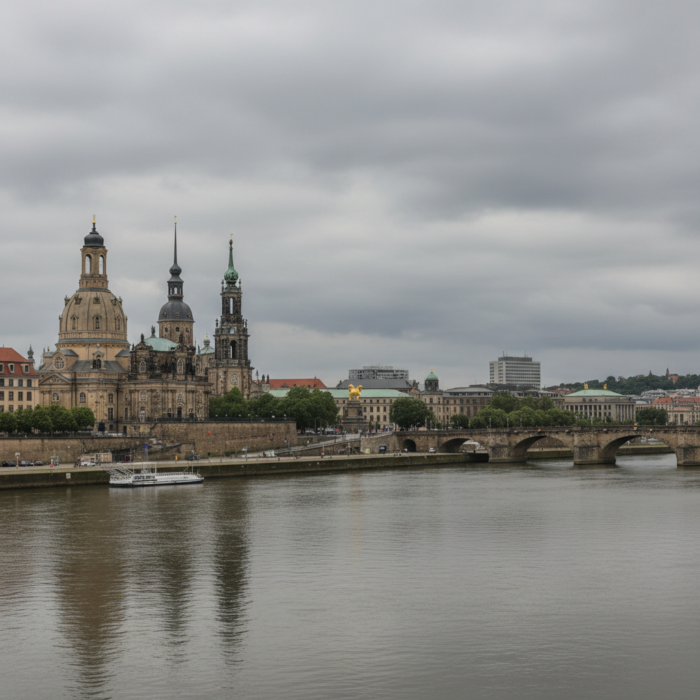 Wetter in Dresden heute: Bedeckt bei 22°C