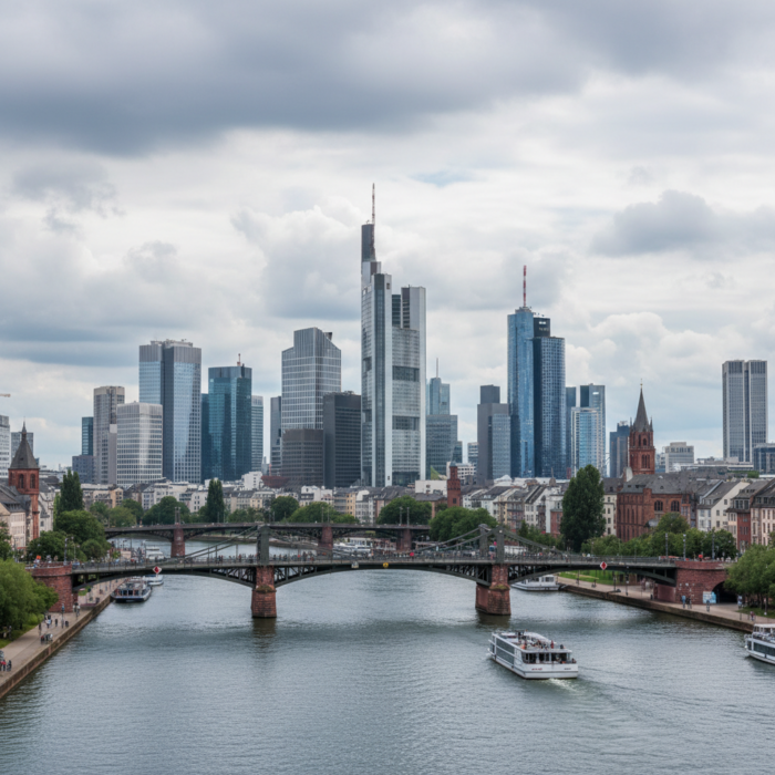 Wetter in Frankfurt am Main heute: Vereinzelte Regenschauer in der Nähe bei 13°C