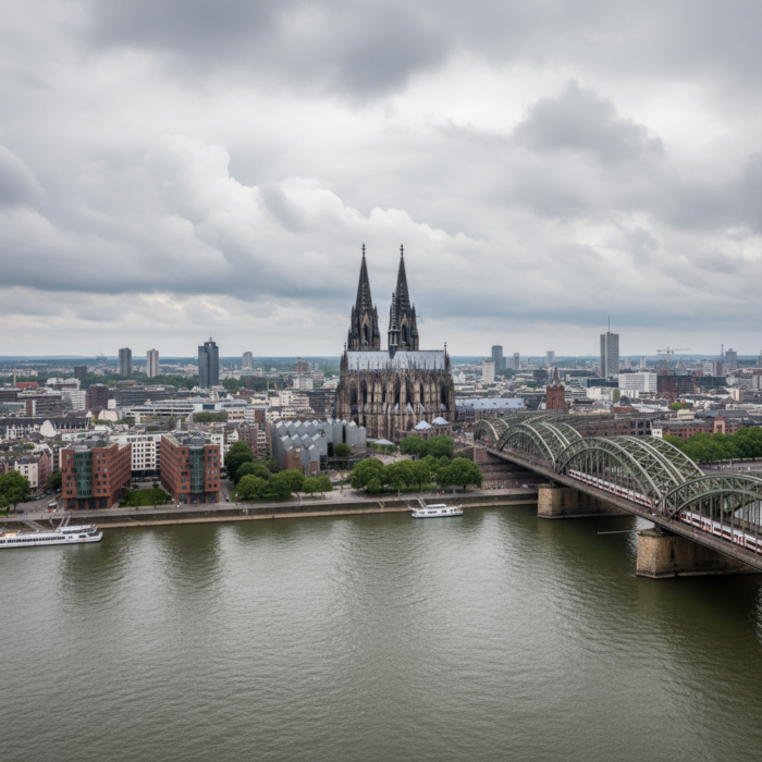 Wetter in Köln heute: Bedeckt bei 22°C