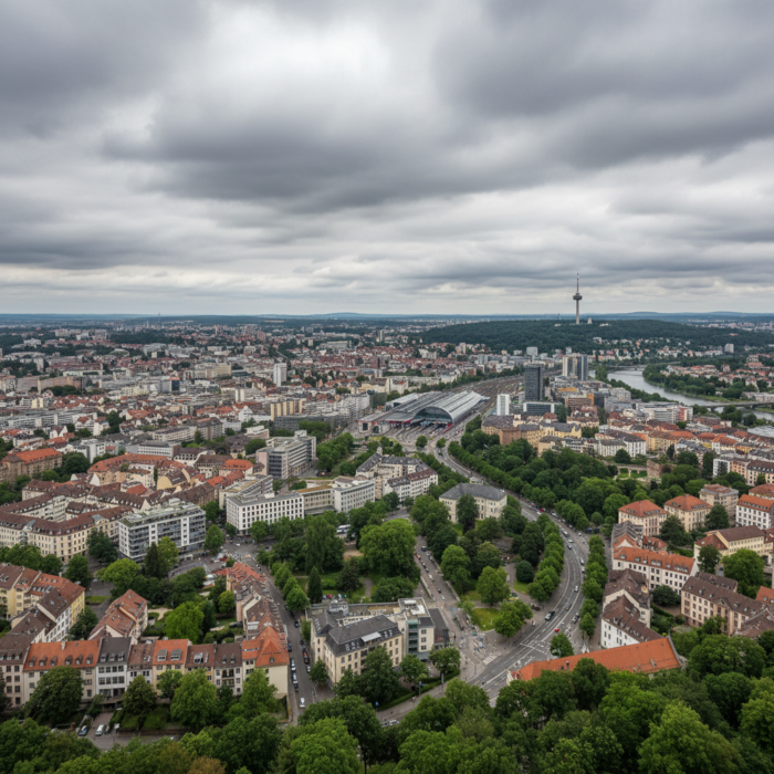 Wetter in Stuttgart heute: Vereinzelte Regenschauer in der Nähe bei 14°C