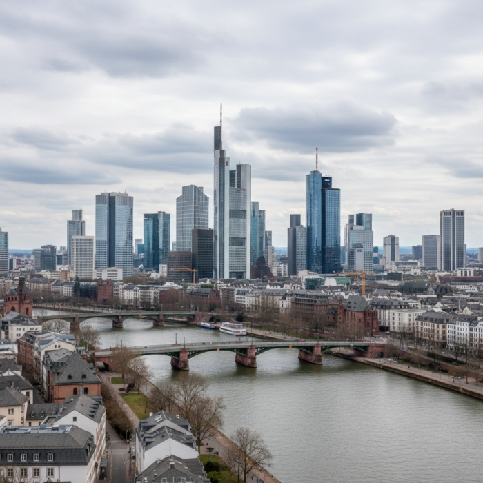 Wetter in Frankfurt am Main heute: Leichter Nieselregen bei 23°C