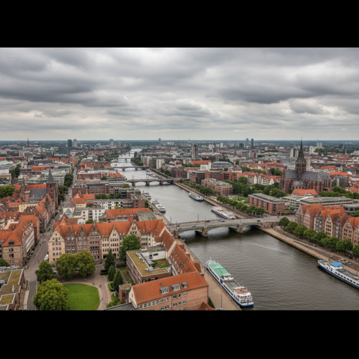 Wetter in Bremen heute: Mäßiger Regen bei 13°C