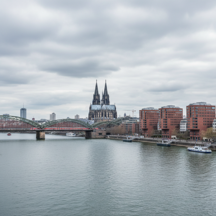 Wetter in Köln heute: Bedeckt bei 22°C