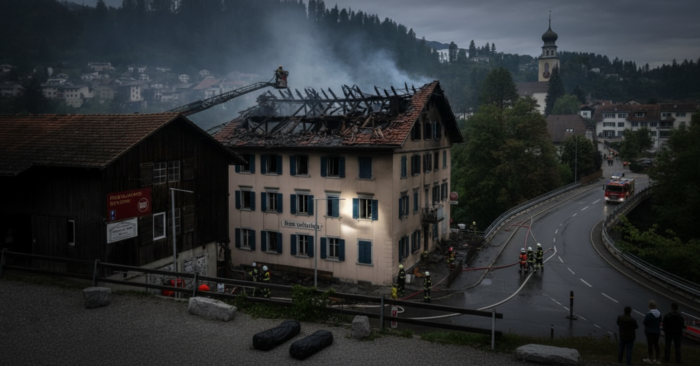 Haus völlig zerstört - Inferno in Thusis: Erste Leichen geborgen