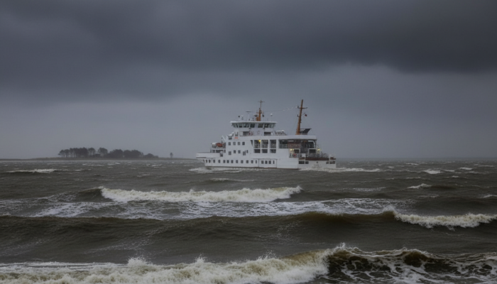 Niedersachsen & Bremen: Herbststurm naht – Ausfälle bei Inselfähren möglich