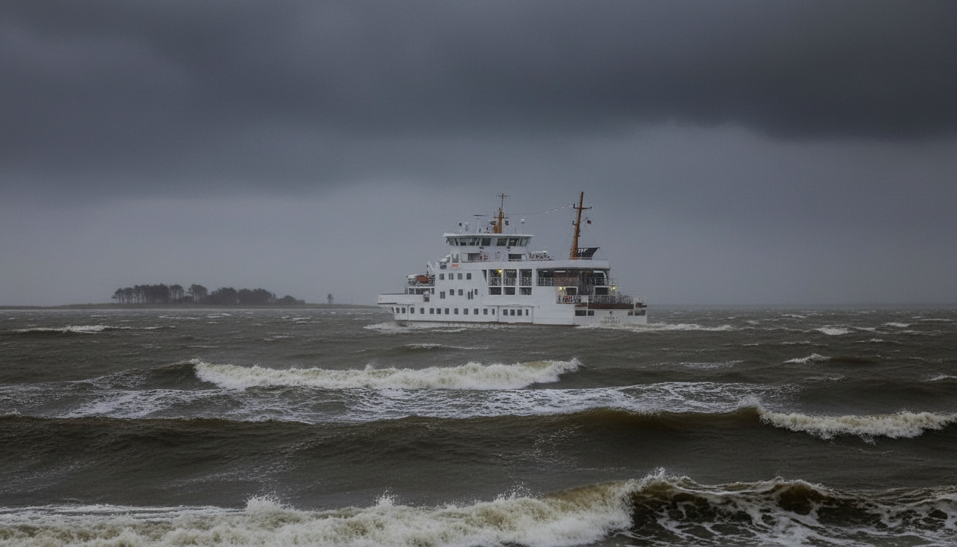Was Reisenden an der Nordsee droht: Fährchaos und Sturmflutwarnung zum Ferienende